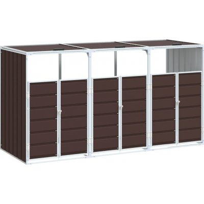 vidaXL Box na odpadky pro 3 tuny hnědý 216 x 81 x 115 cm ocelový – Zboží Dáma vidaXL Box na odpadky pro 3 tuny hnědý 216 x 81 x 115 cm ocelový – Zboží Dáma