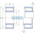 SKF C4026 V/C4VM118 toroidní ložisko CARB – Hledejceny.cz