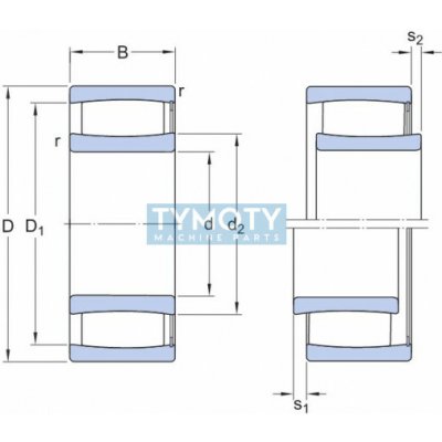 SKF C4026 V/C4VM118 toroidní ložisko CARB – Hledejceny.cz