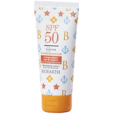 BIOEARTH Tvář a tělo voděodolný opalovací krém SPF 50 100 ml – Zbozi.Blesk.cz