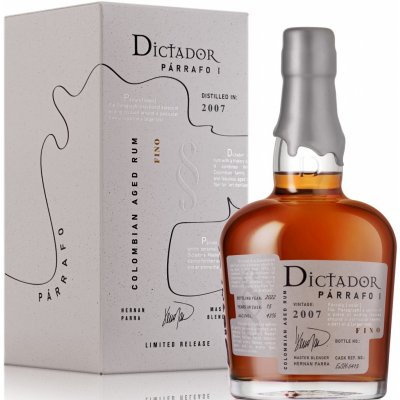 Dictador Parrafo Fino 15y 2007 43% 0,7 l (karton)