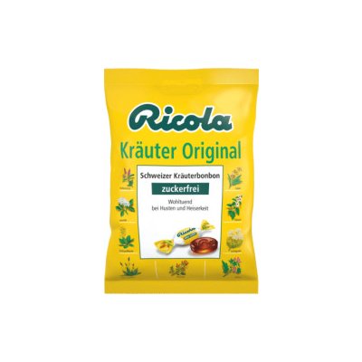 Ricola Kräuter original bylinné bonbóny original bez cukru 75 g