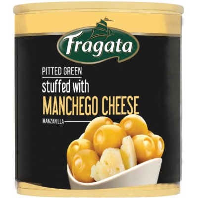 Fragata Zelené olivy Manzanilla se sýrem Manchego 200 g – Zboží Dáma