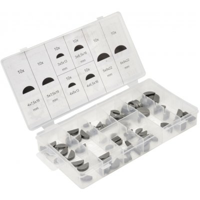 Sada polokruhových klínů, 80ks GEKO GEKO nářadí G02918 – Zboží Dáma