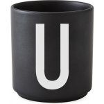 DESIGN LETTERS Porcelánový hrneček dózička Letters Black T černá porcelán 300 ml – Hledejceny.cz