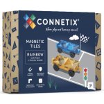 Connetix Rainbow Car Pack 2ks základ pro auta – Zboží Živě