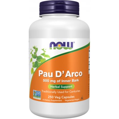 Now Foods Foods Pau d'Arco 500 mg 250 kapslí – Hledejceny.cz