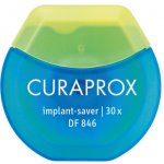 Curaprox DF 846 Implant Saver zubní nit 30 ks