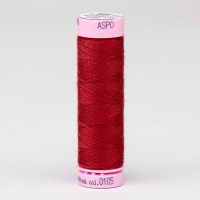 Amann Univerzální šicí nit ASPO 120 polyesterová, karmínová červená 0105, návin 100m – Sleviste.cz