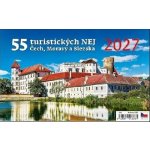 stolní 55 turistických NEJ Čech, Moravy a Slezska 22,6cm x 13,9cm, S24-27 2027 – Hledejceny.cz