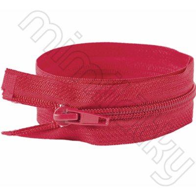 Zip spirálový dělitelný 35cm šíře 5mm tmavě červený – Hledejceny.cz