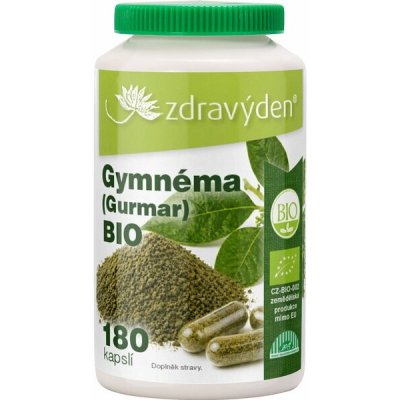 Zdravý den Gymnéma lesní Gurmar BIO 180 kapslí – Hledejceny.cz