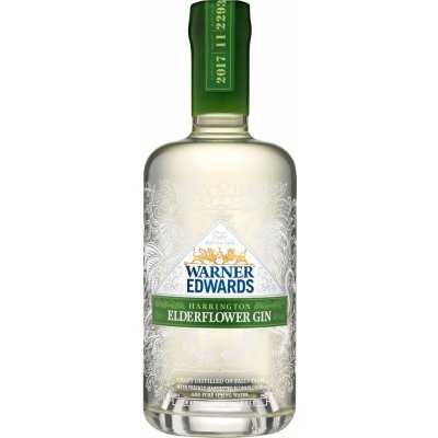 Warner Edwards Elderflower Gin 40% 0,7l (holá láhev)