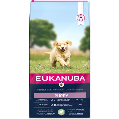 Eukanuba Puppy & Junior Large & Giant Breed Lamb 12 kg – Zboží Mobilmania