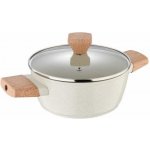 Bergner MRAMOROVÝ KVĚTINCE 20CM S VÍČKEM BG-34745 NATURALLY – Hledejceny.cz
