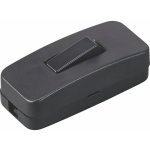 OBI Vypínač mezišňůrový 4 A, černý – Zboží Živě