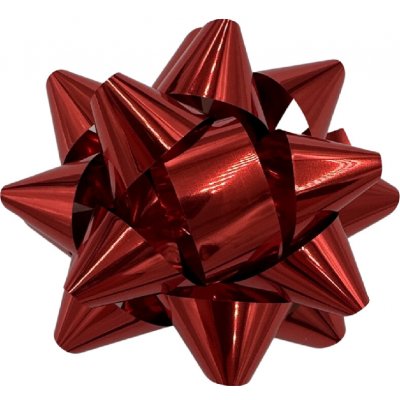 Červená mašle nalepovací 8 cm – Zboží Mobilmania