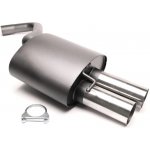 TA Technix sportovní výfuk BMW 3 E90 sedan a E91 Touring 316i / 318i / 320i / 318d / 320d, 2x 76 mm rovná nerezová koncovka bez pertlu – Zboží Mobilmania