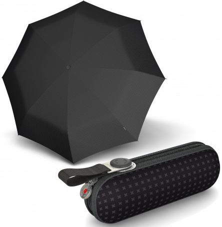Knirps X1 Solid pánský extra malý skládací deštník s pouzdrem černý s  křížky od 1 649 Kč - Heureka.cz