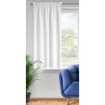 Dekorační krátký závěs s řasící páskou SAMARA bílá 140x175 cm (cena za 1 kus) MyBestHome – Hledejceny.cz