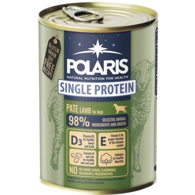 Polaris Single Protein Paté Jehněčí 400 g – Zboží Mobilmania