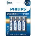 Philips Ultra Alkaline AA 4ks LR6E4B/10 – Zboží Mobilmania