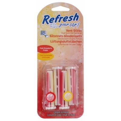 California Scents Vent Sticks Strawberry Lemon 2 ks