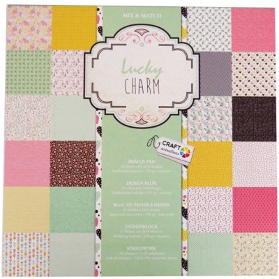 Papír na scrapbooking Craft Sensations 30.5x30.5 cm - 24 listů - Lucky Charm – Sleviste.cz