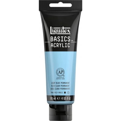 Liquitex Basics umělecká barva akrylová trvalá světle modrá 118 ml – Sleviste.cz