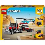 LEGO® Creator 31146 Náklaďák s plošinou a vrtulníkem – Zboží Živě