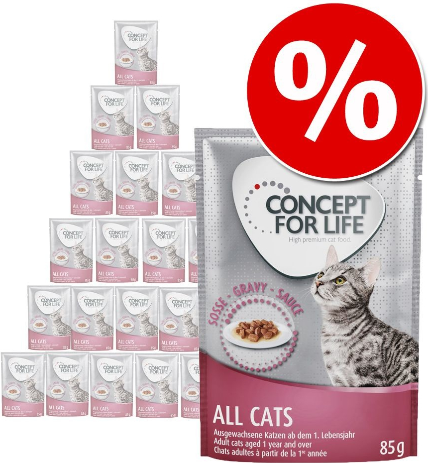 Concept for Life All Cats 10 + v omáčce 24 x 85 g
