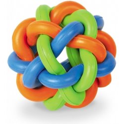 Nobby Ruber Line gumový barevný propletený míč