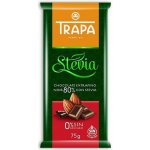 Trapa ČOKOLÁDA HOŘKÁ se stévií 80% 75 g – Zboží Dáma