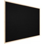 Allboards TKBLACK129D Černá korková tabule v dřevěném rámu 120 x 90 cm – Zboží Živě