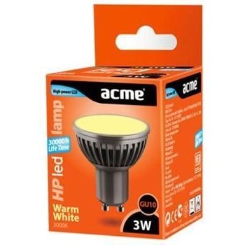 Acme LED SMD TOSHIBA 3W GU10 Teplá bílá