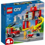 LEGO® City 60375 Hasičská stanice a auto hasičů – Zboží Živě