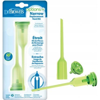 Dr.Brown´s ventilový systém na lahve Options+ úzké 2ks SR203 250ml – Hledejceny.cz