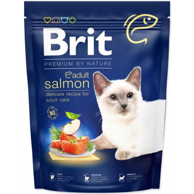 Brit Premium by Nature Cat Adult Salmon 0,8 kg – Sleviste.cz