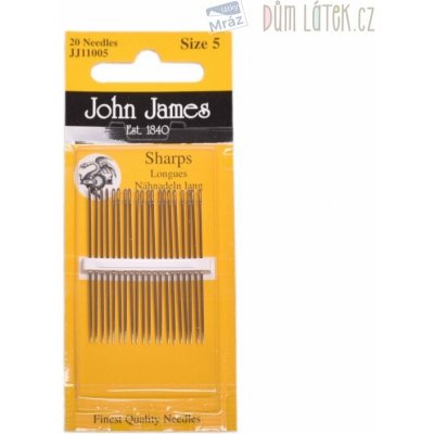 Jehly univerzální, ostré, sada, vel. 5 – Zboží Dáma