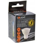 Solight LED žárovka bodová 5W GU10 3000K 400lm bílá – Hledejceny.cz