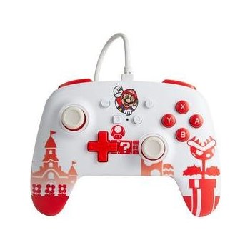 PowerA Enhanced Mario Red/White 1519186-02