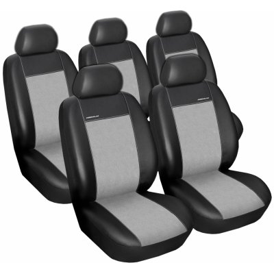 Autopotah Automega Citroen BERLINGO II 5 samostatných sedaček Eco kůže + alcantara šedé – Zboží Mobilmania