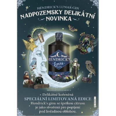 Hendrick's Gin Lunar 43,4% 0,7 l (holá láhev)