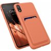 Pouzdro a kryt na mobilní telefon Apple Pouzdro Kwmobile Apple iPhone XR oranžové