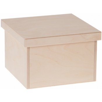 FK Dřevěný box na hračky 20x20x15 cm Přírodní od 439 Kč - Heureka.cz