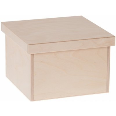 fk dreveny box na hracky 20x20x15 cm prirodni – Heureka.cz