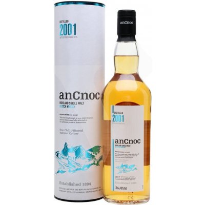 AnCnoc Vintage 2001 46% 0,7 l (tuba) – Zboží Mobilmania