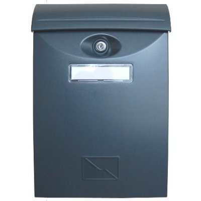 poštovní schránka plast ABS grafit 240x340x90 – Zboží Mobilmania