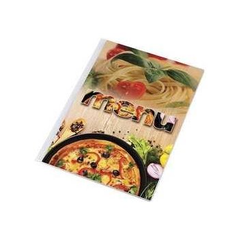 Desky na jídelní lístek "Pizza", motiv pizza-těstoviny, A4, PANTA PLAST