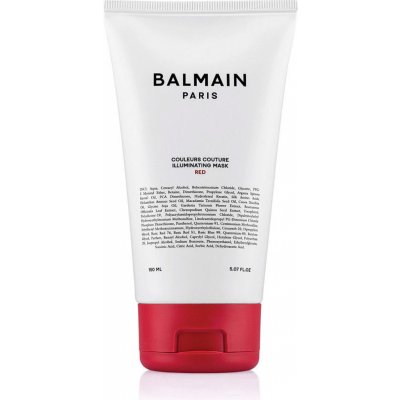 Balmain Hair Couleurs Couture Illuminating Colour Mask Red 150 ml – Zboží Mobilmania